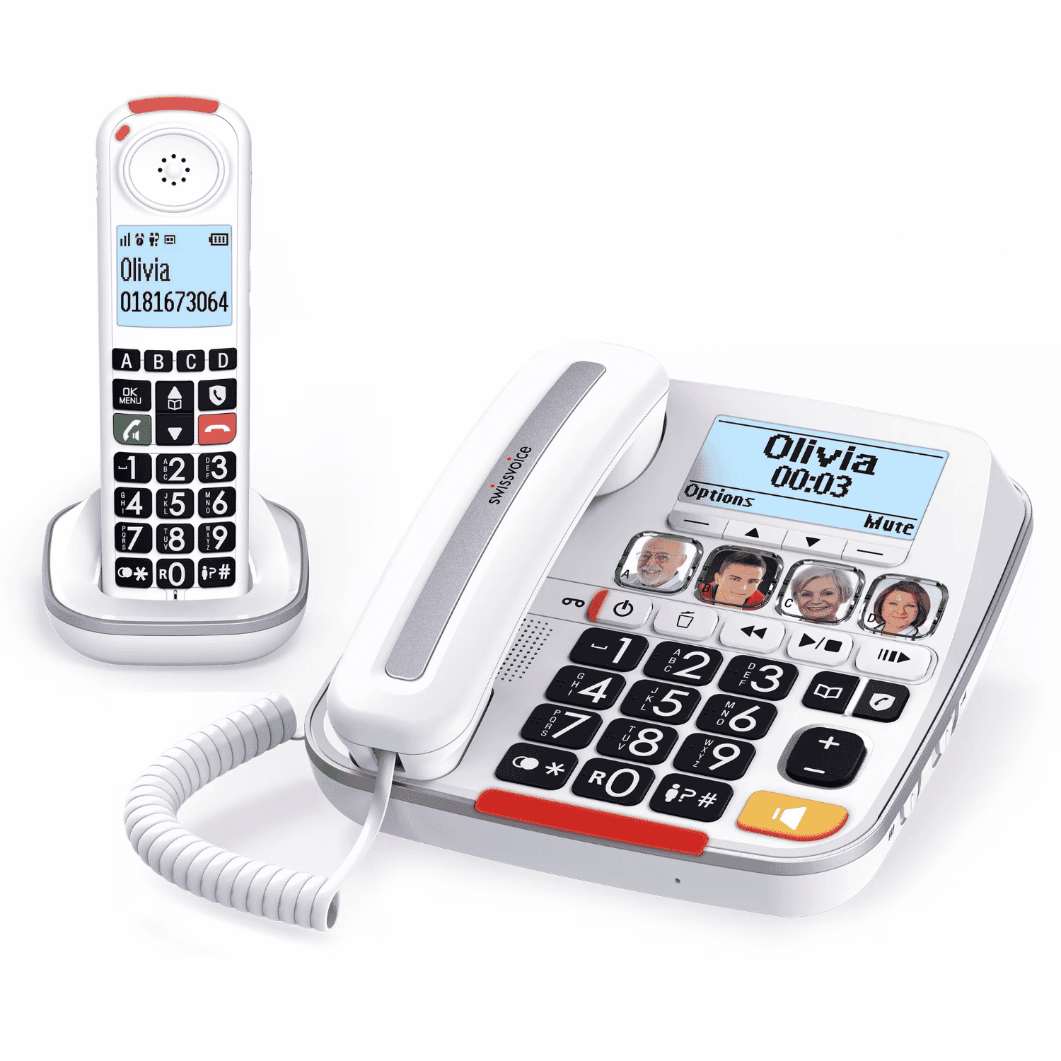 Swissvoice Xtra 3355 Combo Large Button Phones
