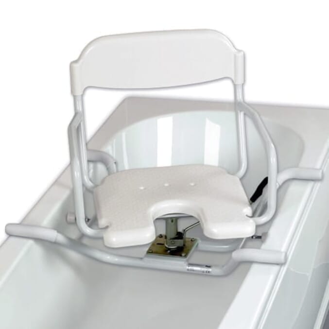 swivel cutout bath seat