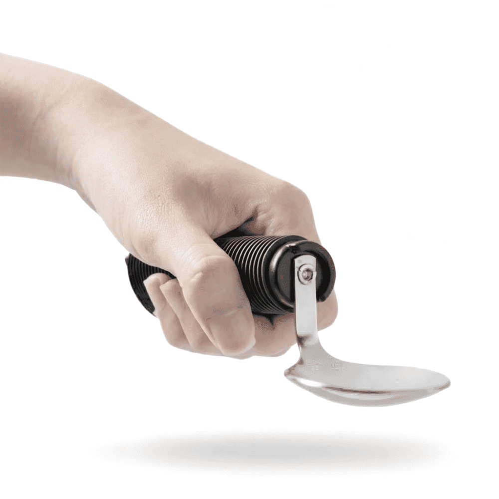 swivel spoon black in hand