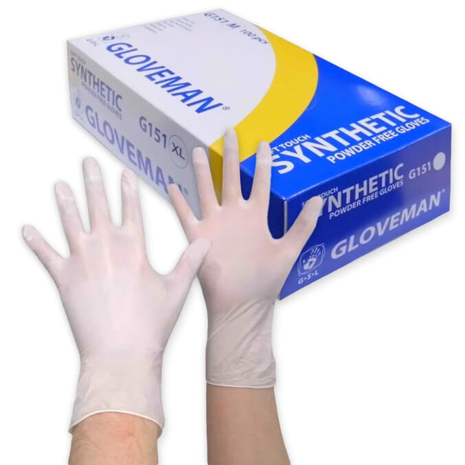 synthetic gloves x large box of 100