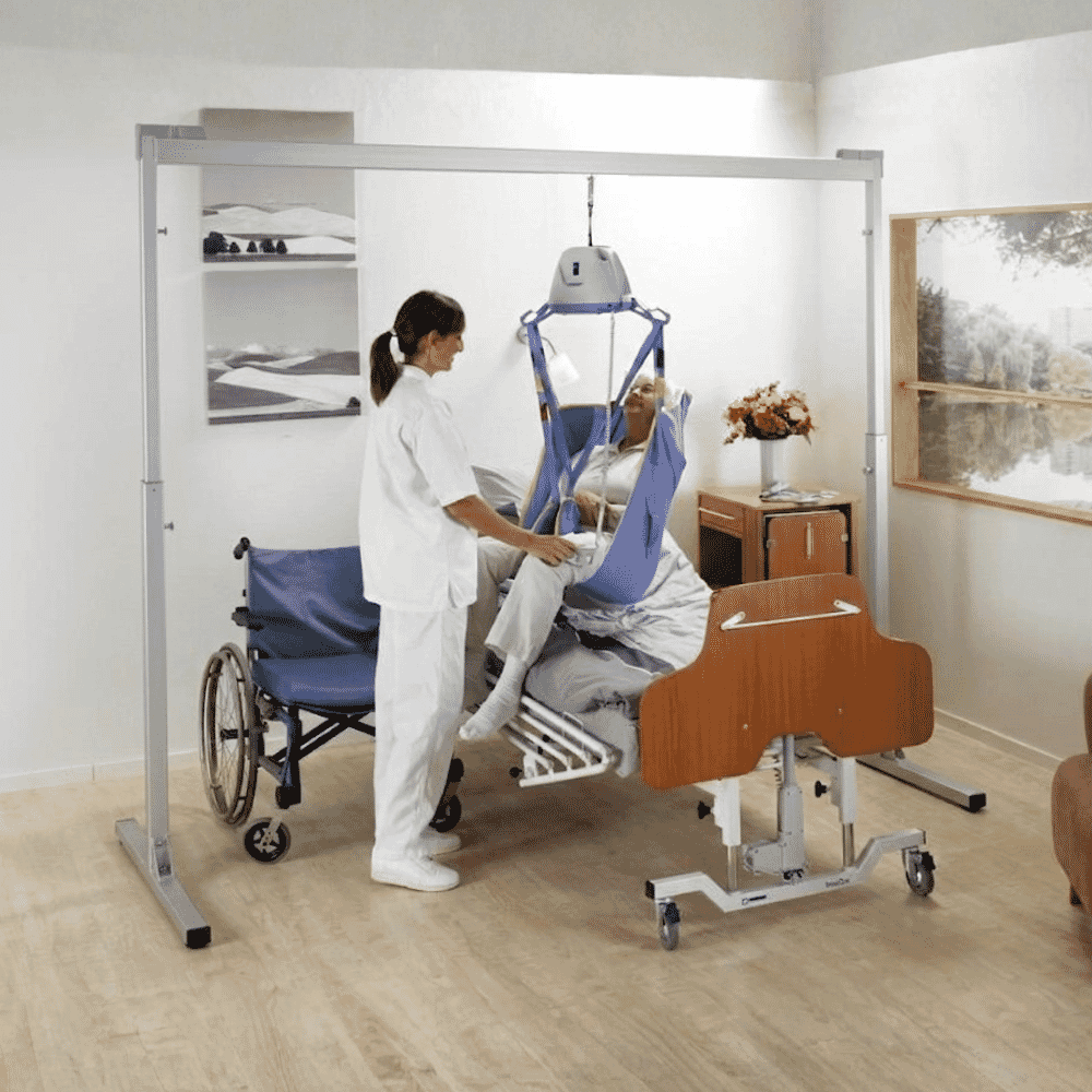 T Frame Gantry with Wispa 440 Portable Hoist