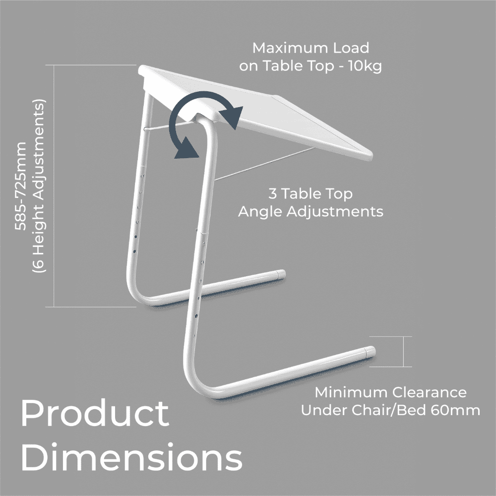 table valet dimensions