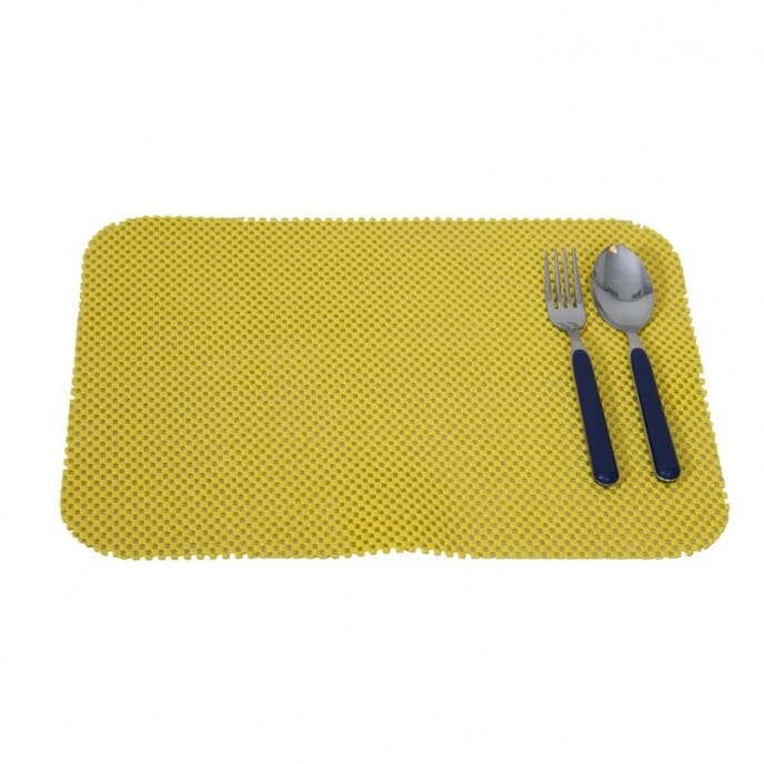 tablemats mimosa yellow