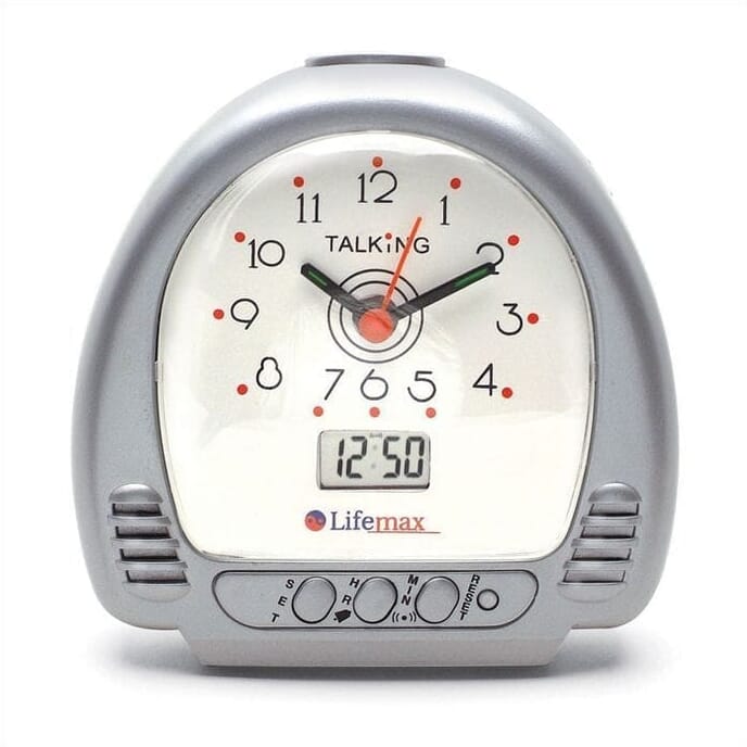 talking bedroom alarm clock