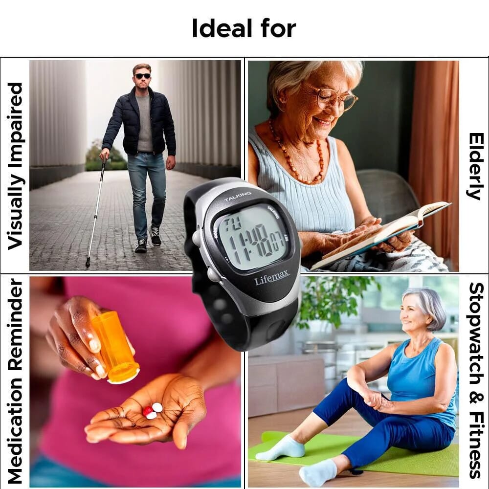 talking big digit watch ideal for