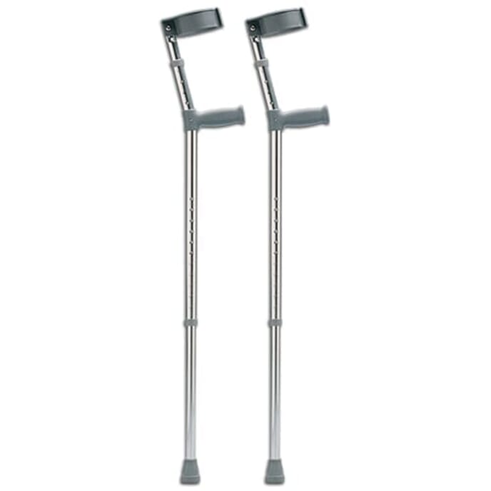 tall double adjustable elbow crutches