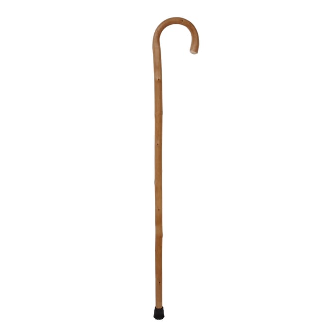 tall wooden walking stick full