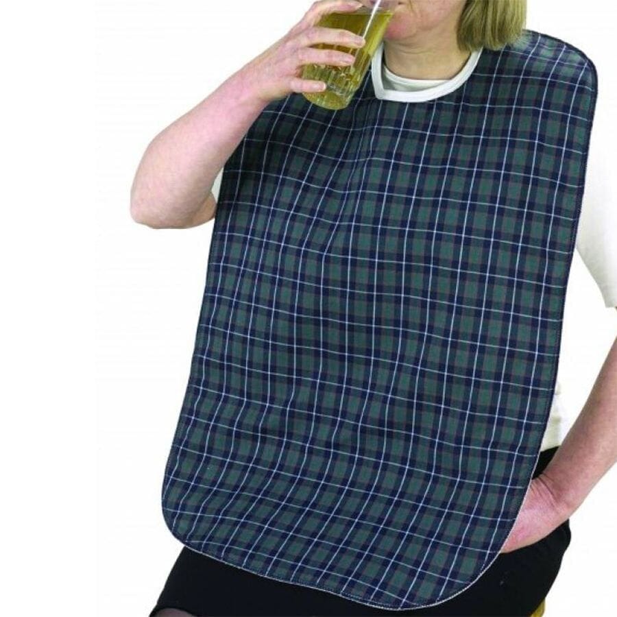 tartan bibs 3 pack in use