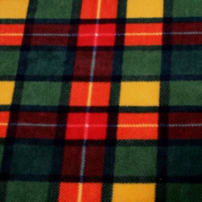 tartan blanket dark check