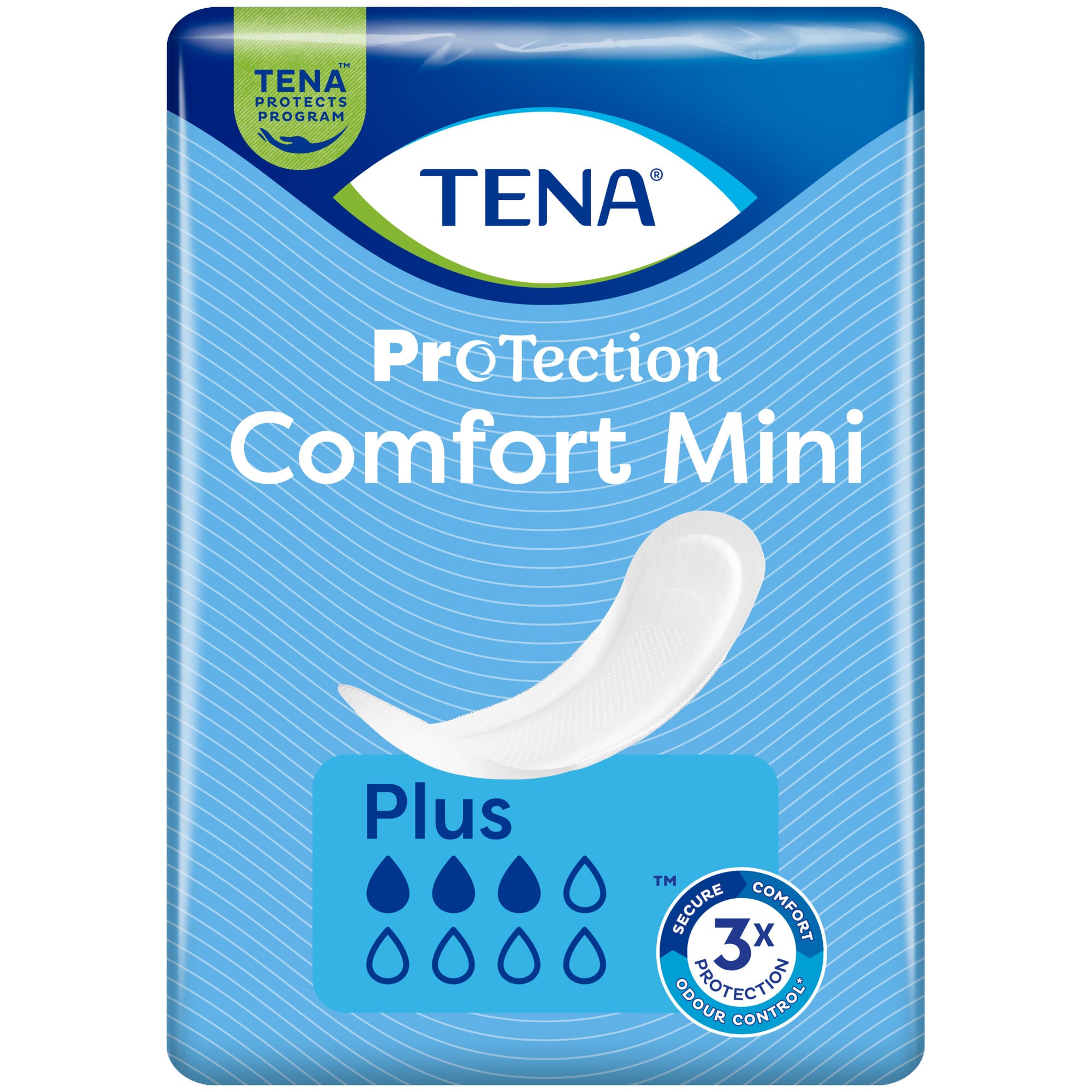 tena comfort mini pads plus