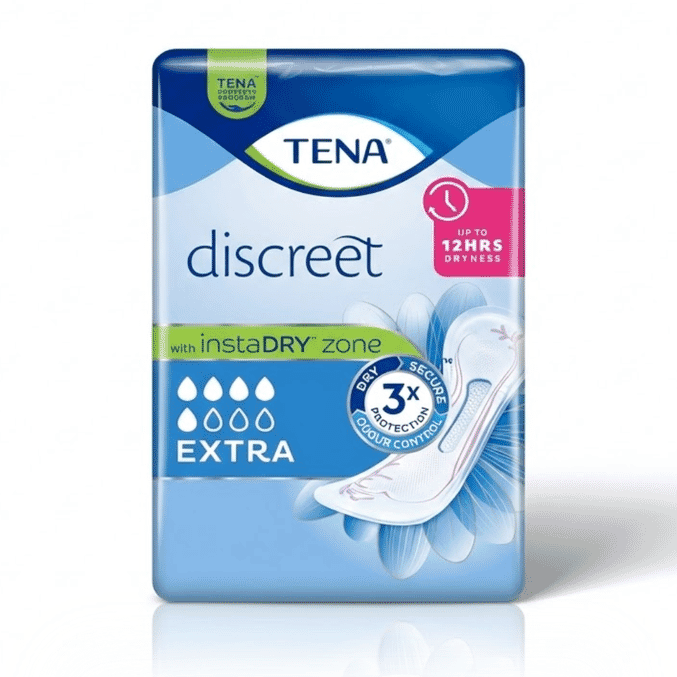 tena discreet extra pack of 10