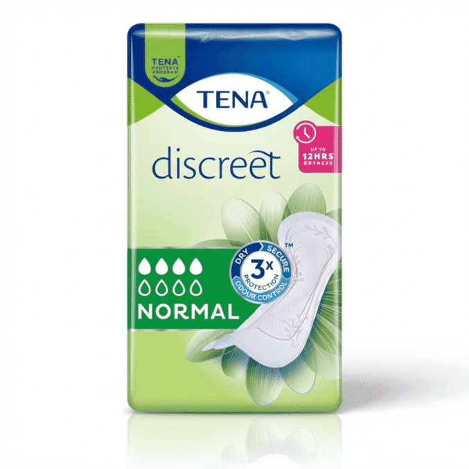 tena discreet normal pack of 12
