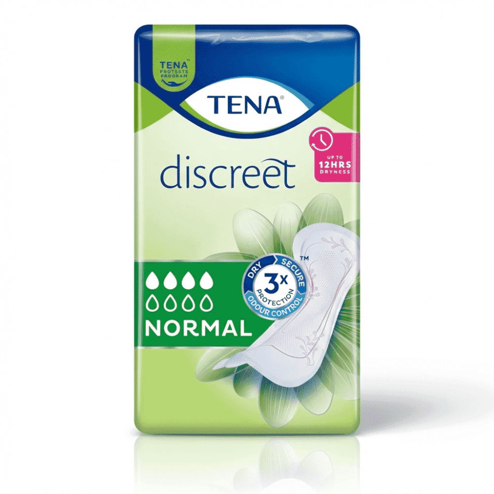 tena discreet normal pack of 12