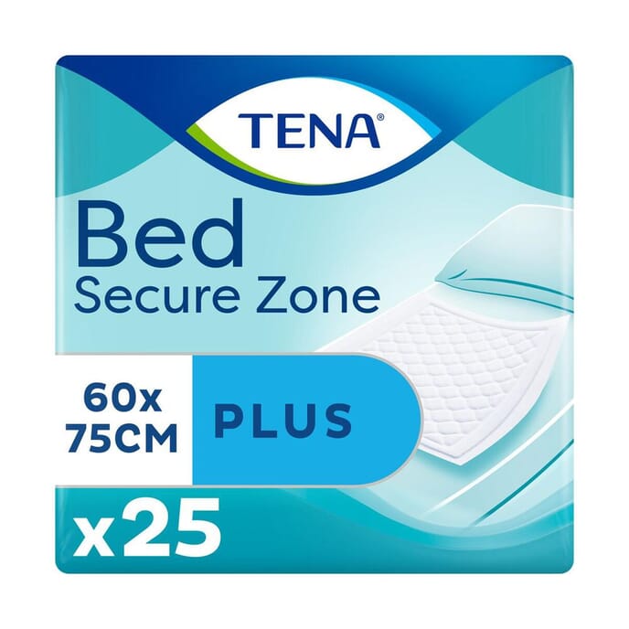 tena disposable bed and chair pads 60 x 75cm pack of 25