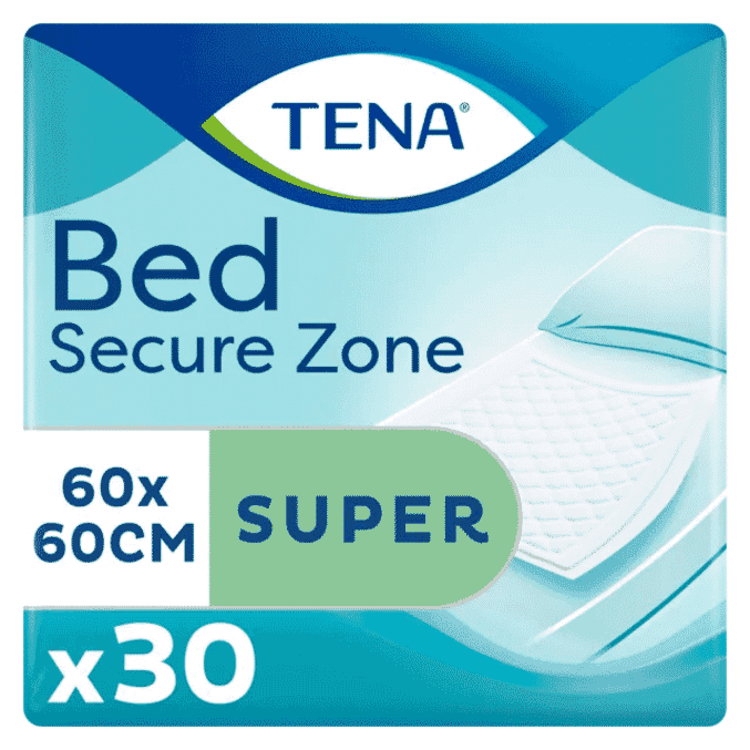 tena disposable bed and chair pads 60x60cm