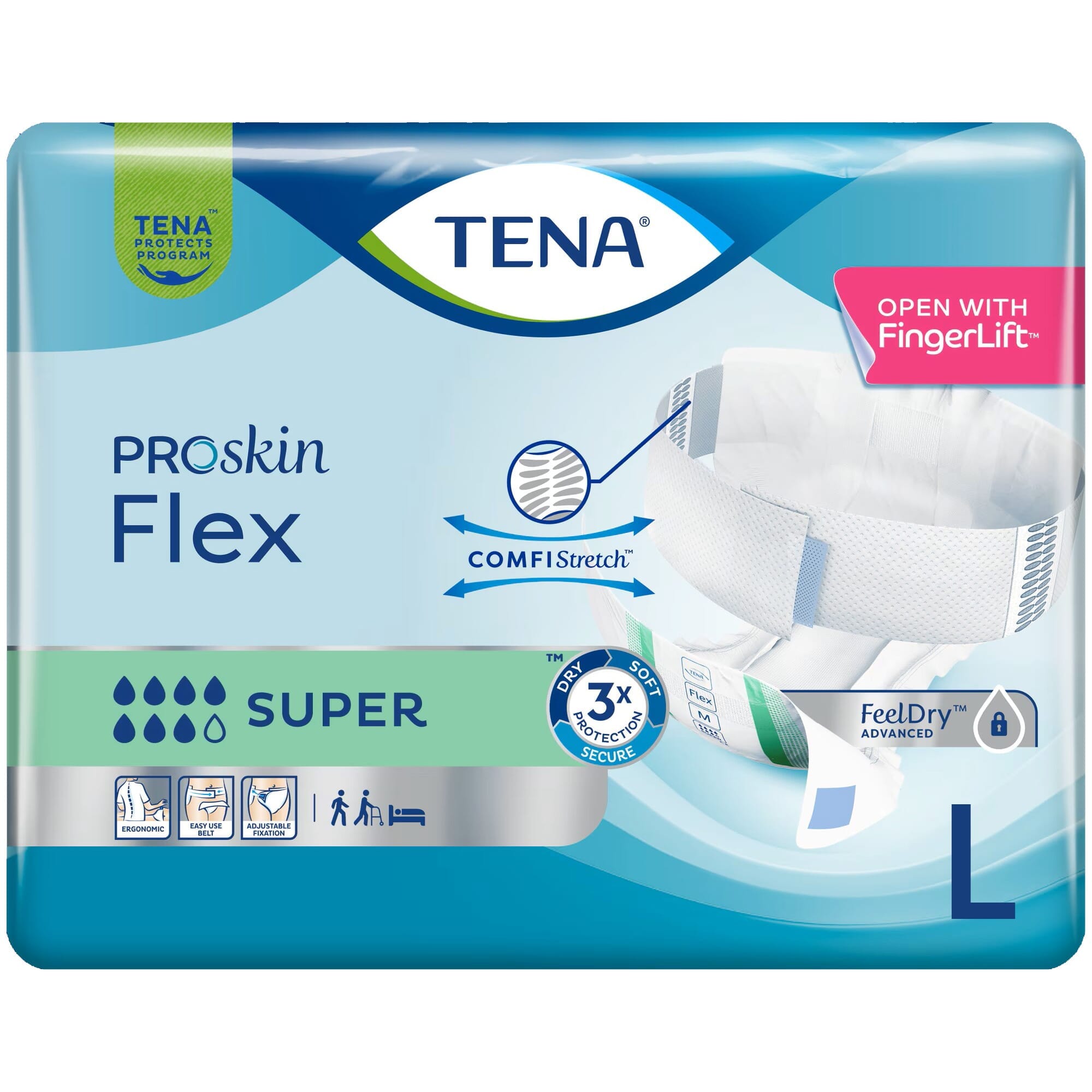 tena flex super large pack of 30
