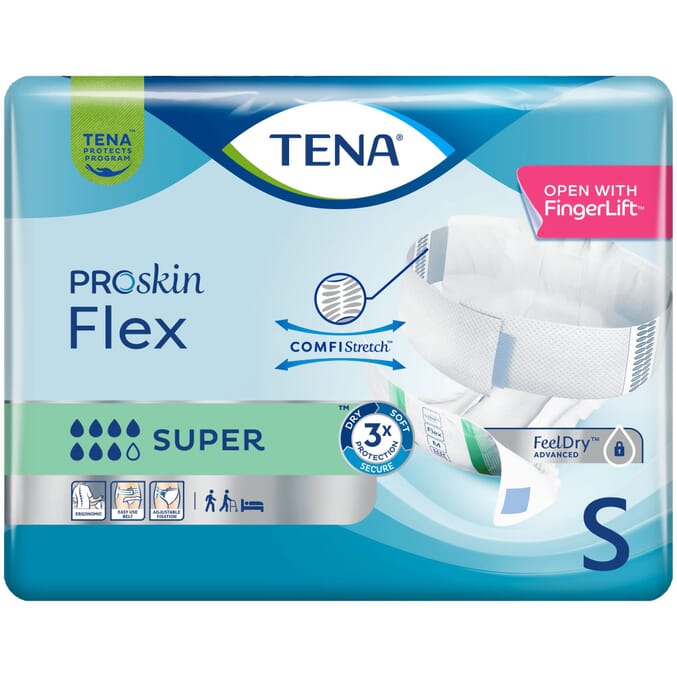 tena flex super small pack of 30