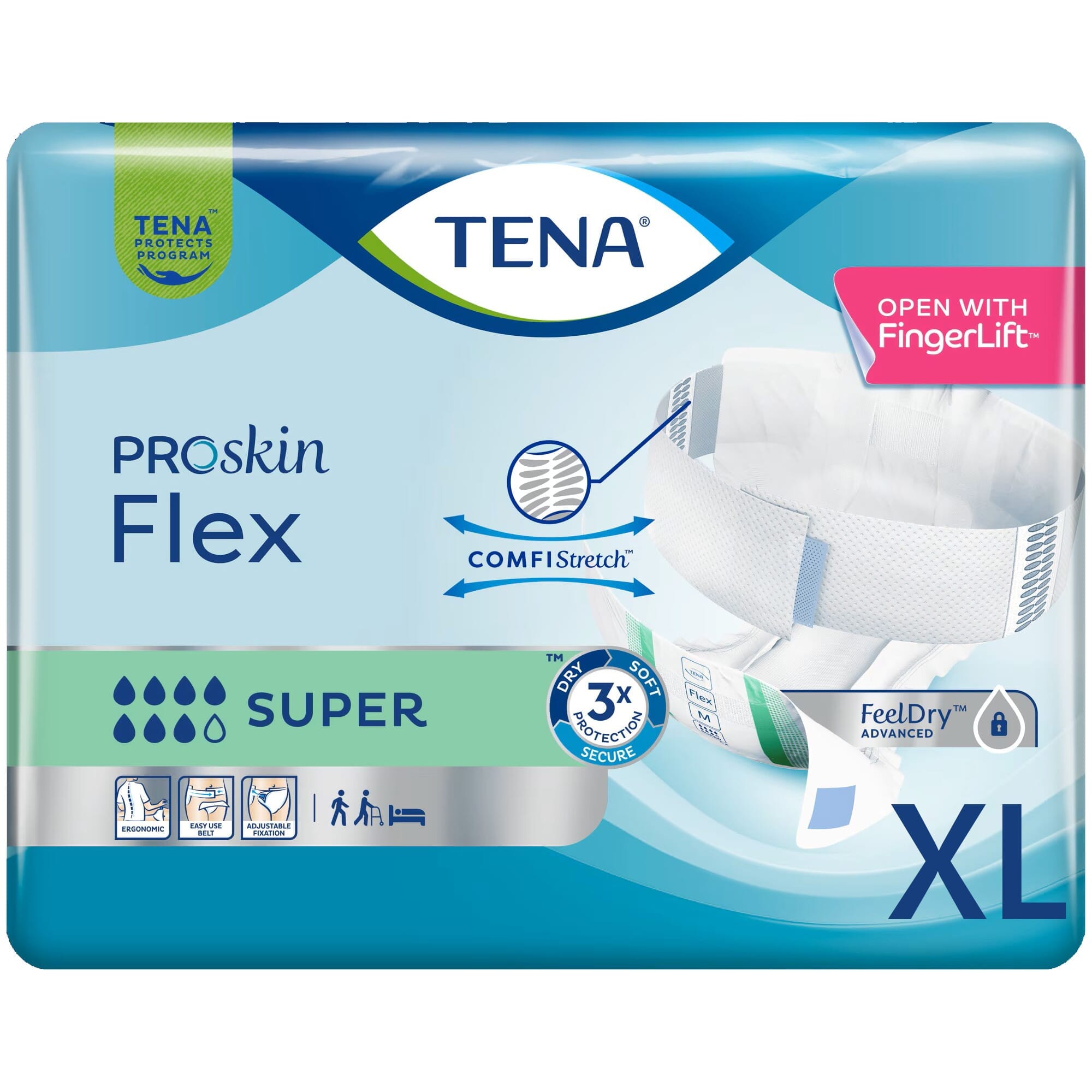 tena flex super xl pack of 30