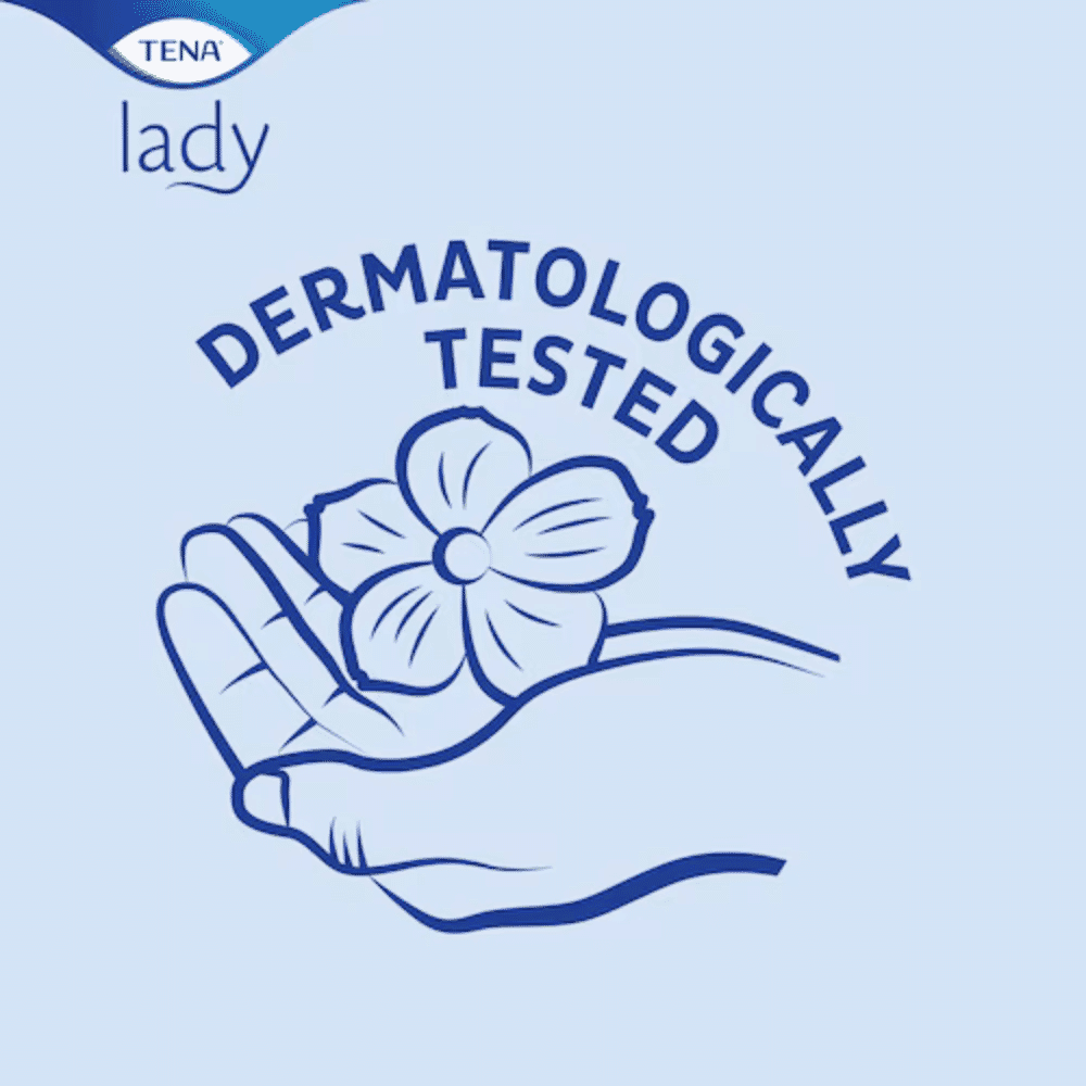 tena lady super dermatologically tested