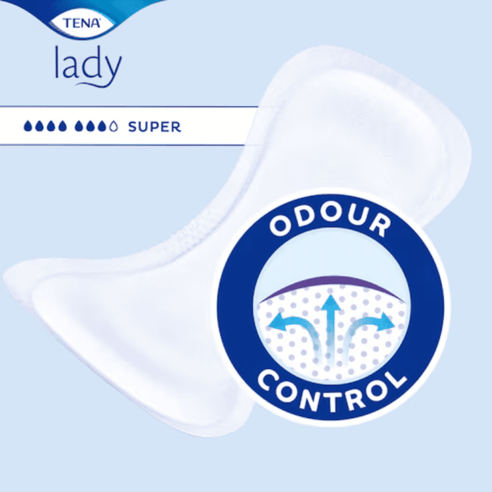 tena lady super odour control