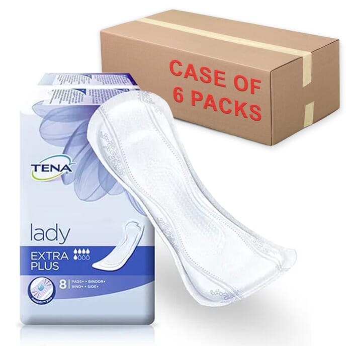 tena lady xtra towel case of 48