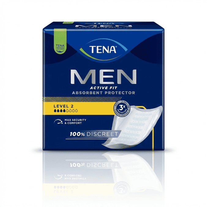 tena men absorbent protector level 2 pack of 10