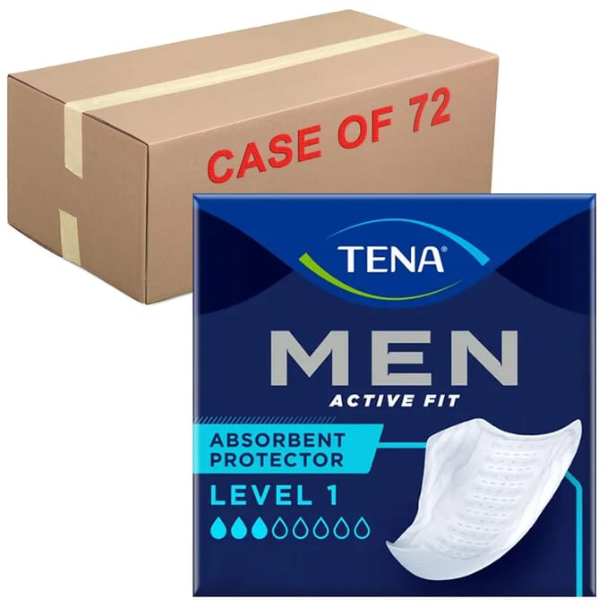 tena men case savers case of 72