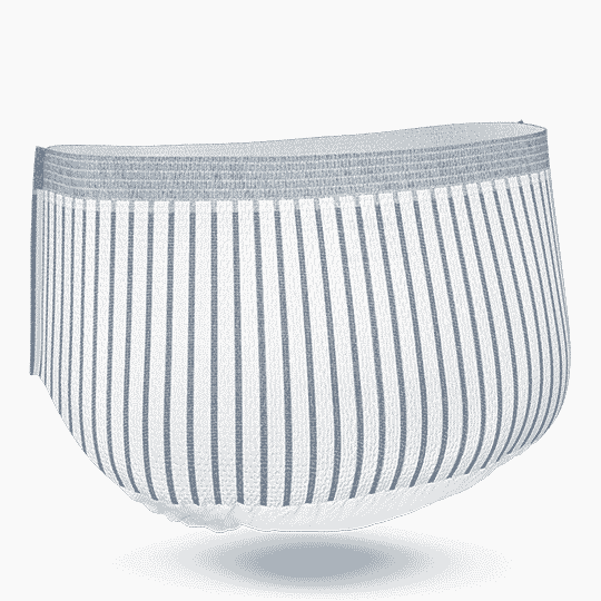 tena men level 4 protective underwear from back