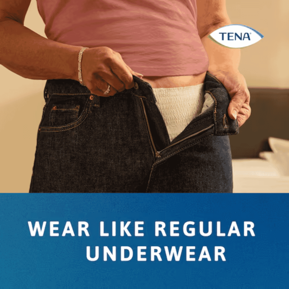 tena pants maxi wear like regular underwear