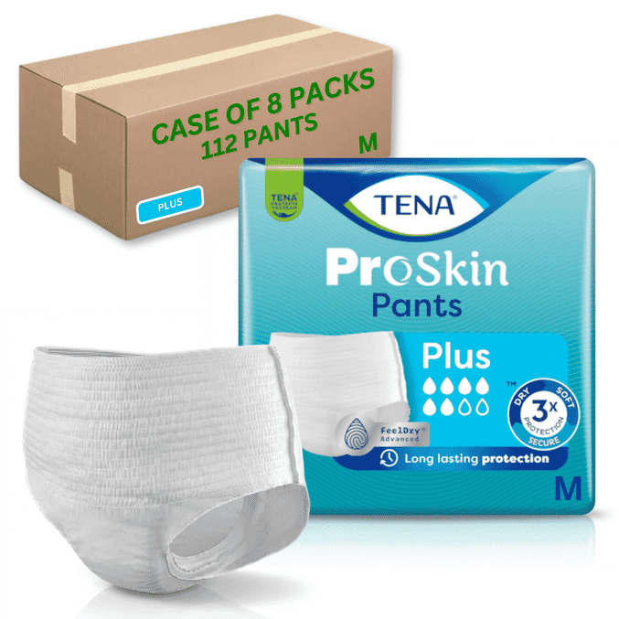 tena pants plus medium case of 112