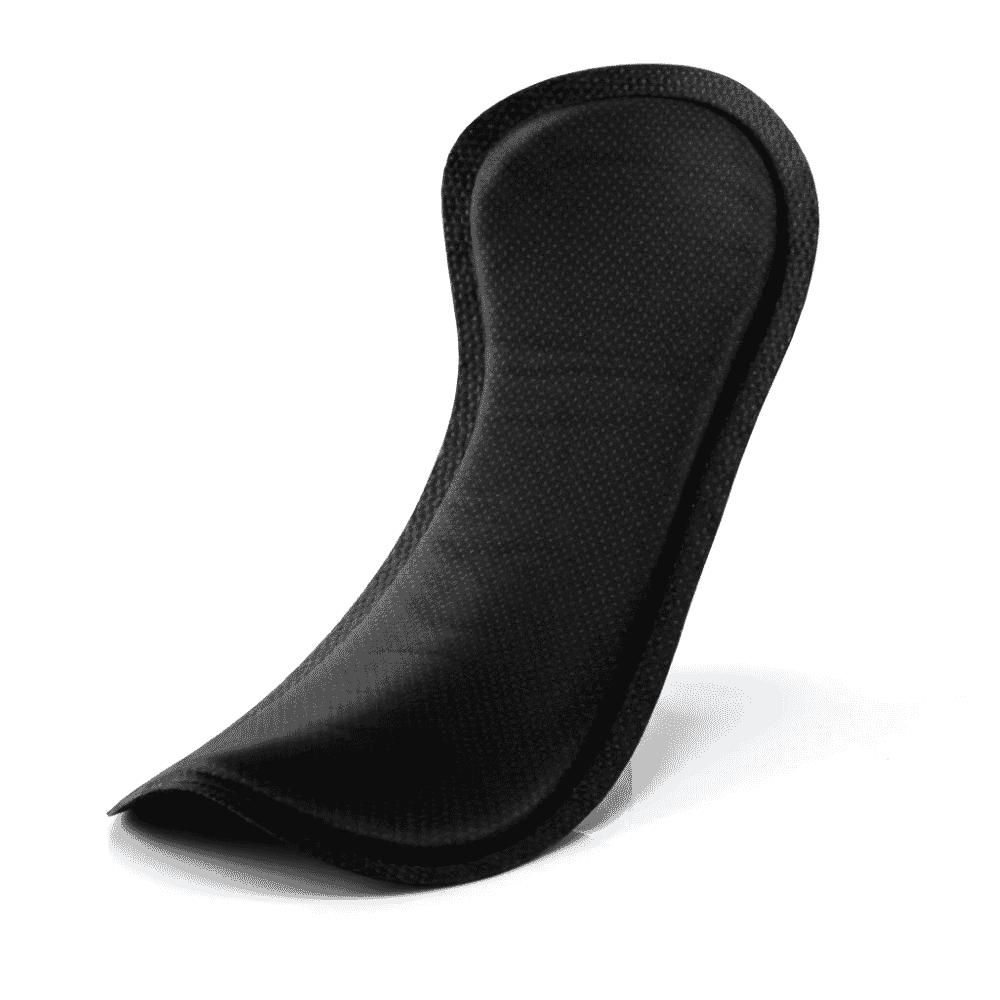 tena silhouette noir mini pads black pad