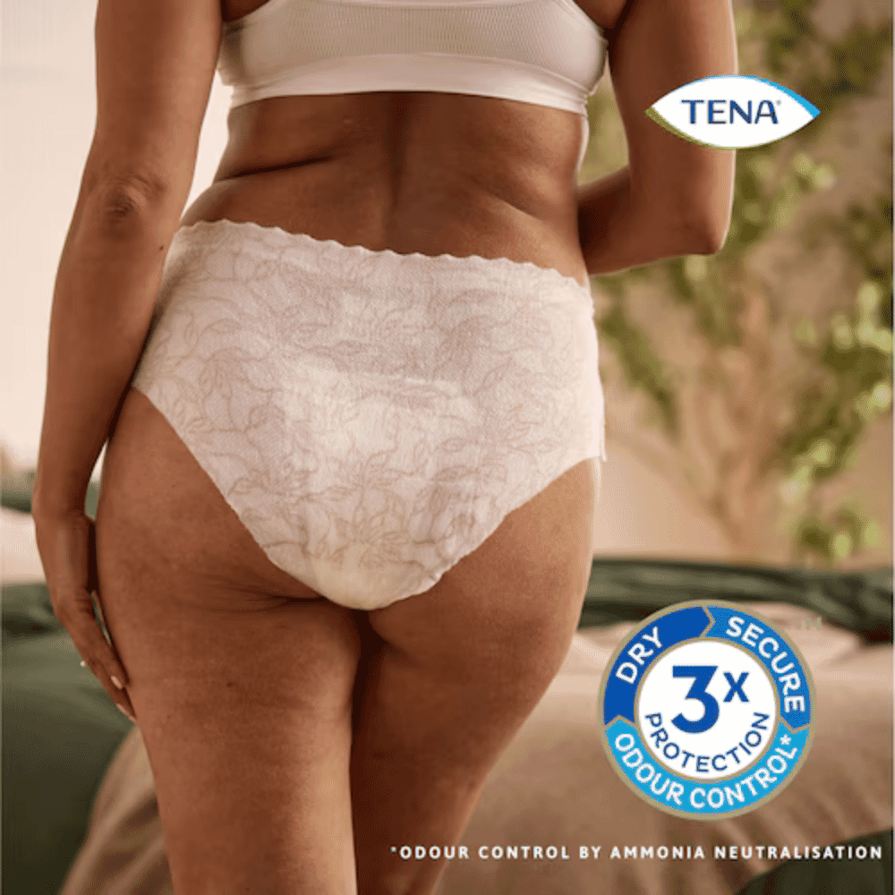 tena silhouette plus low waist pants 3x protection