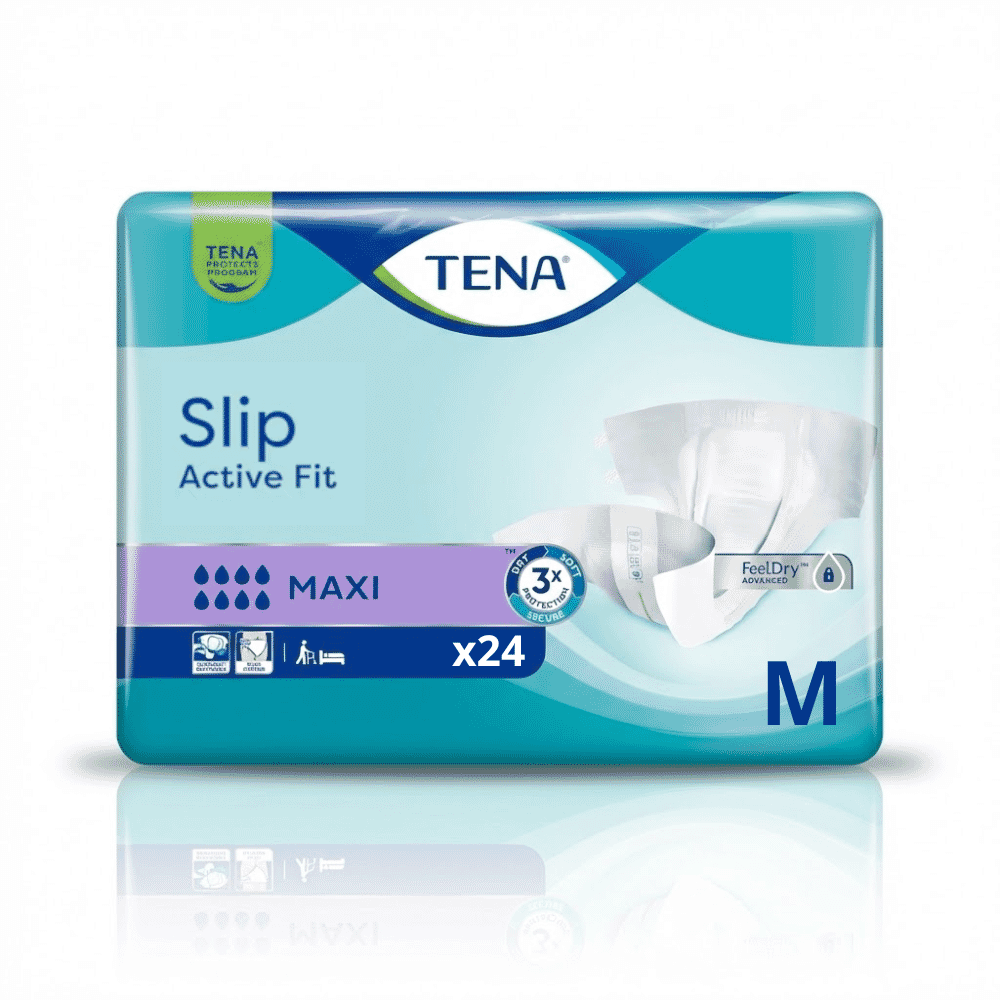 tena slip active fit maxi medium pack of 24