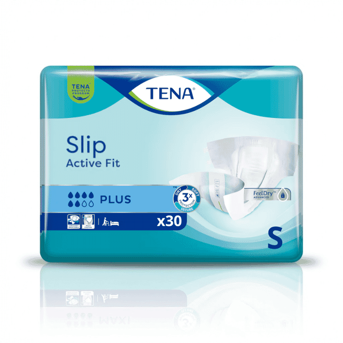 tena slip active fit plus small pack of 30