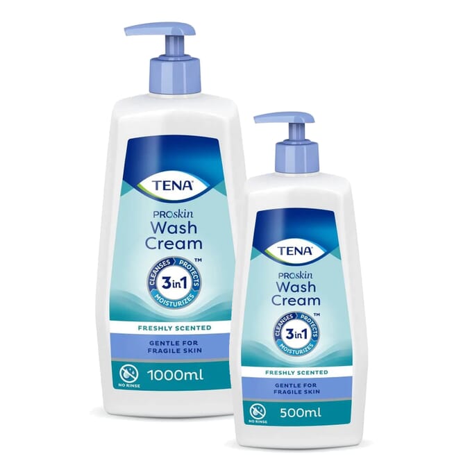 tena wash cream