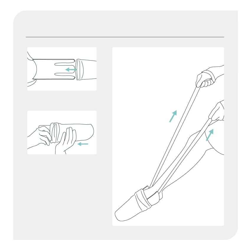 terry towelling sock aid how to use