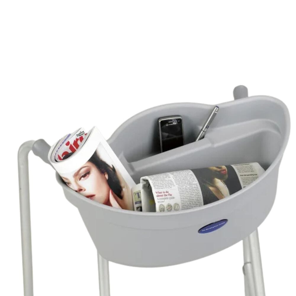 the buckingham walking frame caddy lifestyle close up