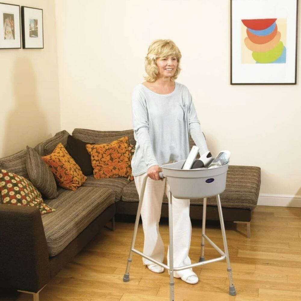 the buckingham walking frame caddy with walker