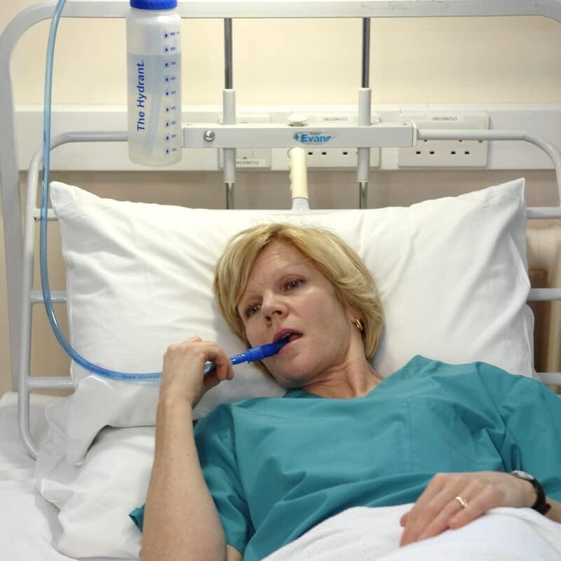 the hydrant in use in bed