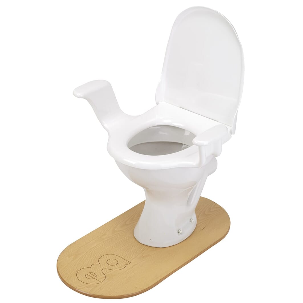 the nobi toilet seat with arm rests