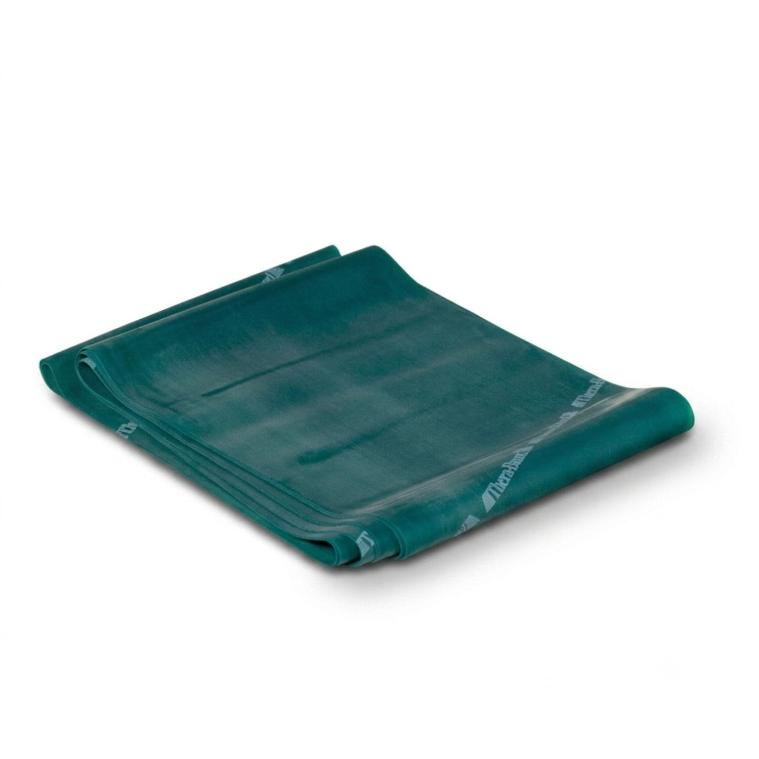 thera band exercise band in zipper bag heavy green