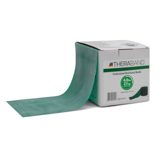 theraband heavy resistance green 50 yards