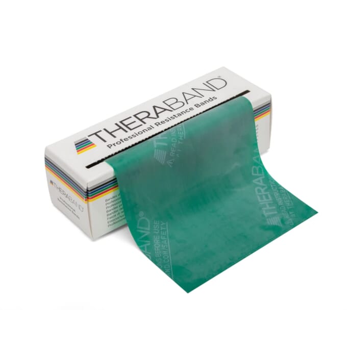 theraband heavy resistance green 6 yards