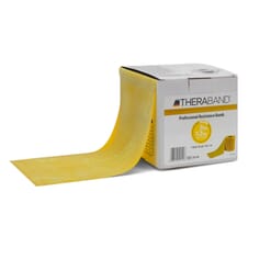 Theraband Resistance Bands - 50 Yards - Light Resistance - Yellow