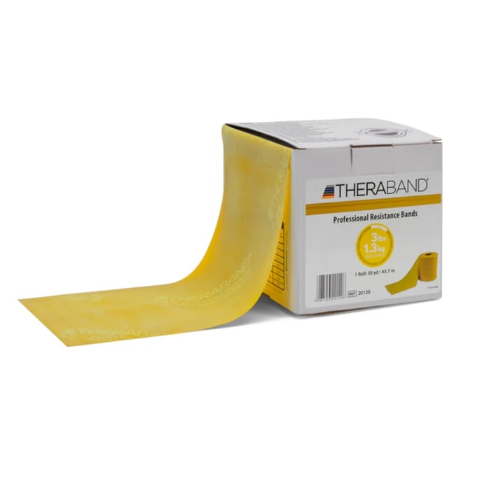 theraband light resistance yellow 50 yards