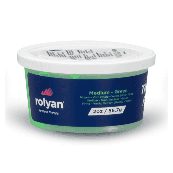 therapeutic putty 57g green medium