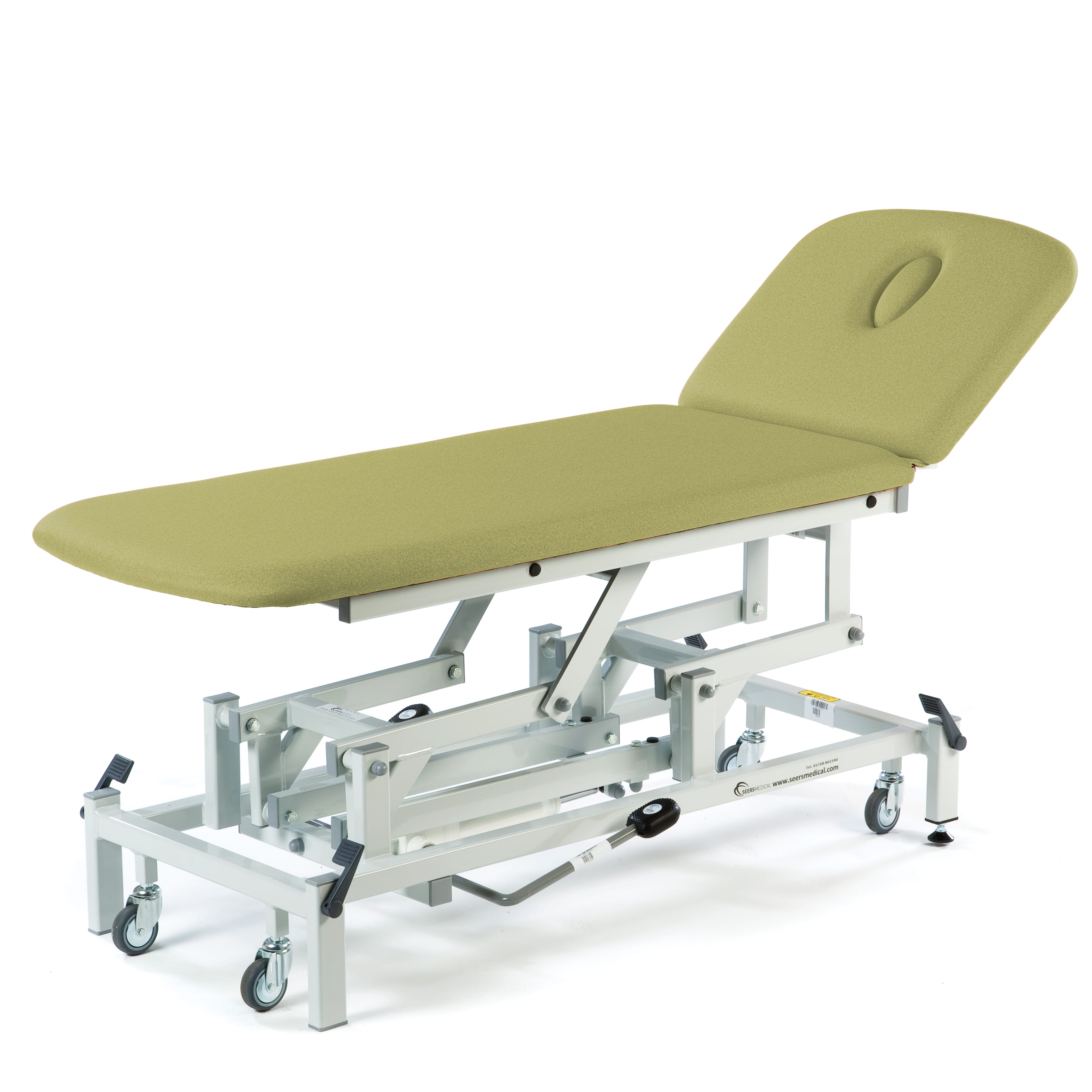 View Therapy 2 Section Couch Hydraulic Basic Head Olive information