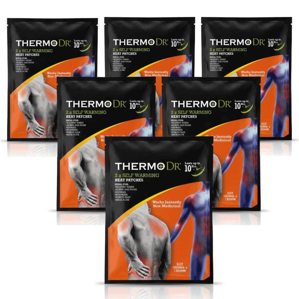 thermo dr heat patches six packs