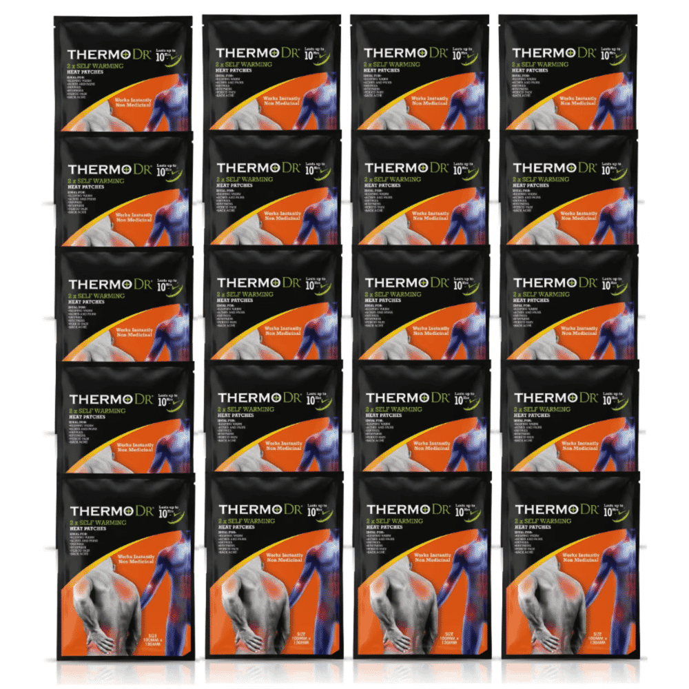 thermo dr heat patches twenty packs