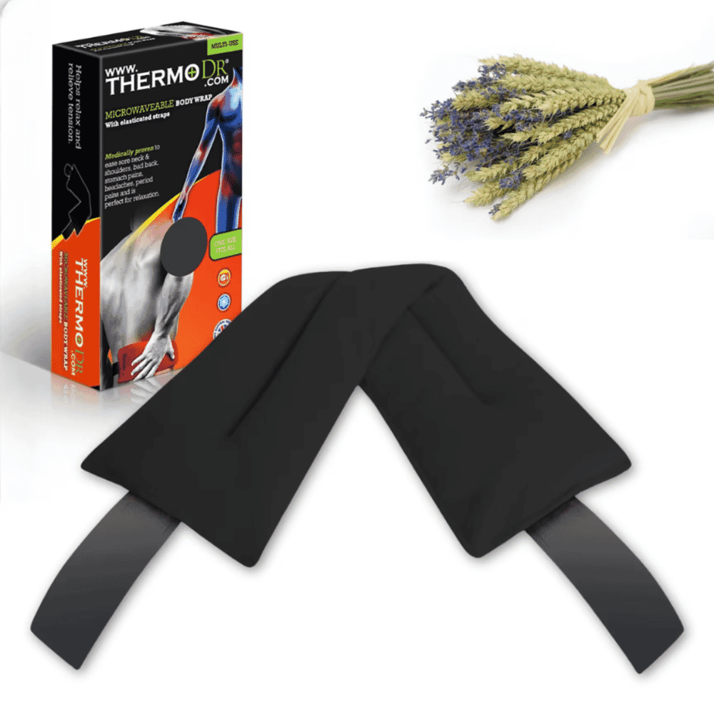 thermo dr lavender heat wrap black